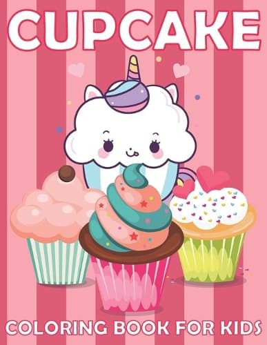 Cover of Cupcake Coloring Book For Kids