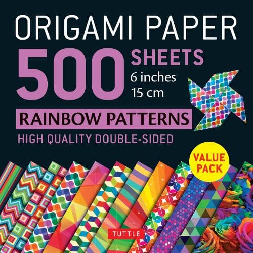 Cover of Origami Paper 500 sheets Rainbow Patterns 6 inch (15 cm)