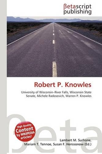 Cover of Robert P. Knowles