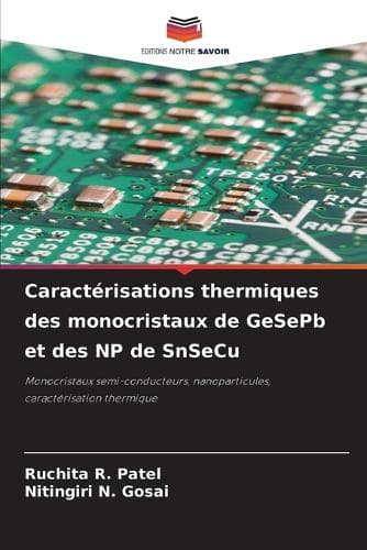 Cover of Caractérisations thermiques des monocristaux de GeSePb et des NP de SnSeCu