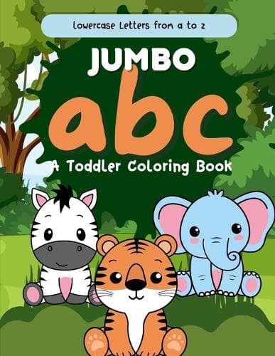 Cover of Jumbo abc Coloring Book for Toddlers