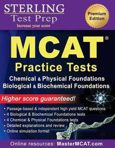 Cover of Sterling Test Prep MCAT Practice Tests
