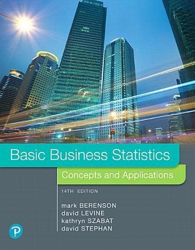 Cover of Basic Business Statistics Plus Mylab Statistics with Pearson Etext -- 24 Month Access Card Package