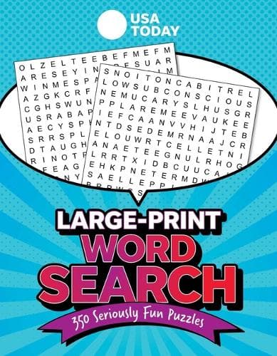 Cover of USA Today Large-Print Word Search: 350 Seriously Fun Puzzles(USA Today Puzzles)