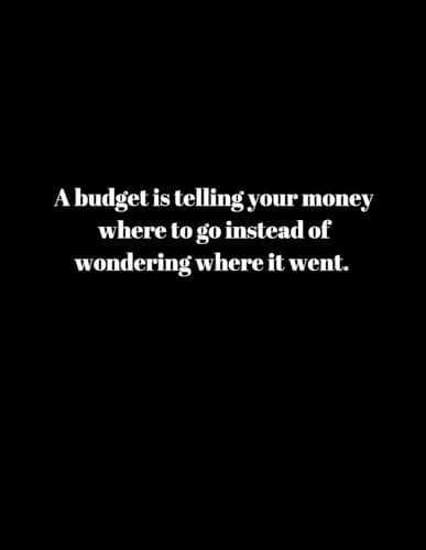 Cover of A budget is telling you