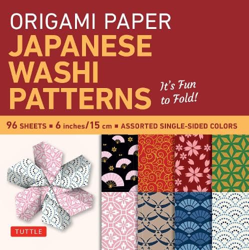 Cover of Origami Paper - Japanese Washi Patterns - 6" - 96 Sheets