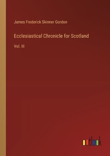 Cover of Ecclesiastical Chronicle for Scotland