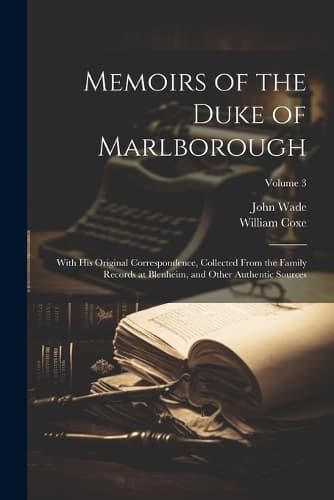 Cover of Memoirs of the Duke of Marlborough
