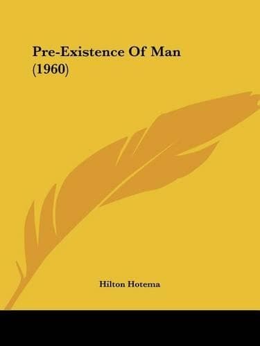 Cover of Pre-Existence Of Man (1960)