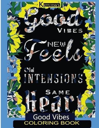 Cover of Good Vibes Coloring Book