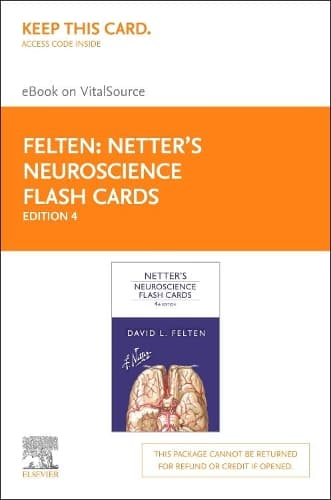 Cover of Netter'S Neuroscience Flash Cards Elsevier eBook on Vitalsource (Retail Access Card)