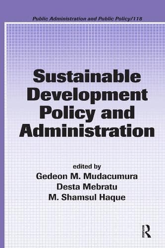 Cover of Sustainable Development Policy and Administration