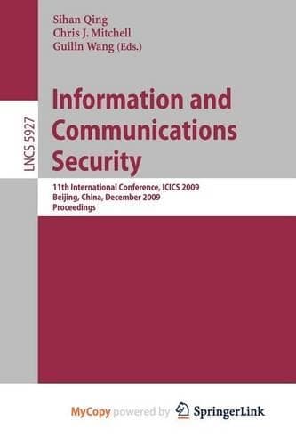 Cover of Information and Communications Security