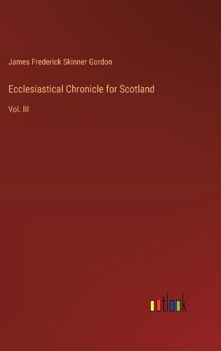 Cover of Ecclesiastical Chronicle for Scotland