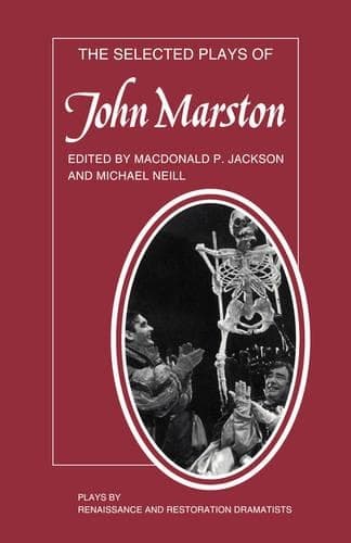 Cover of The Selected Plays of John Marston