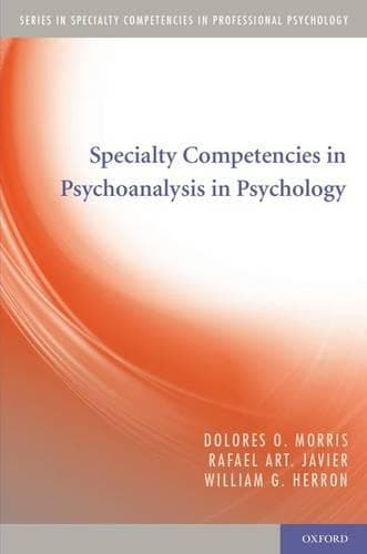 Cover of Specialty Competencies in Psychoanalysis in Psychology