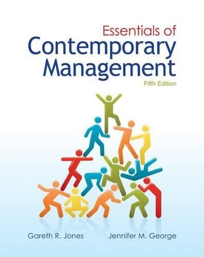 Cover of Essentials of Contemporary Management