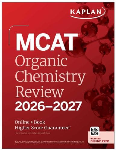 Cover of MCAT Organic Chemistry Review 2026-2027