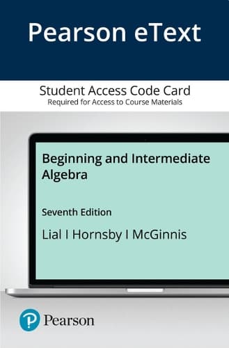 Cover of Beginning & Intermediate Algebra