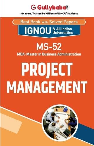 Cover of MS-52 Project Management