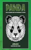 Cover of Livre de coloriage adulte pour marqueurs et crayons - Conceptions anti-stress - Animaux - Panda