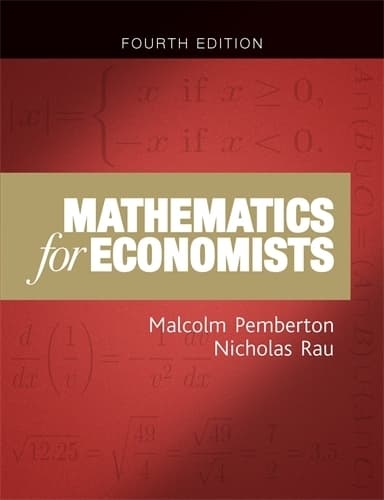 Cover of Mathematics for economists