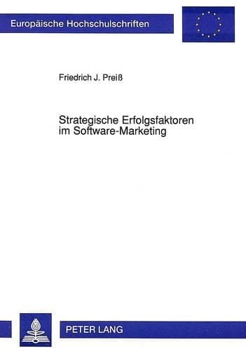 Cover of Strategische Erfolgsfaktoren Im Software-Marketing