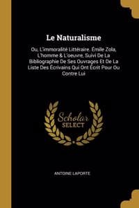 Cover of Le Naturalisme