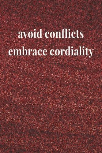 Cover of Avoid Conflicts, Embrace Cordiality
