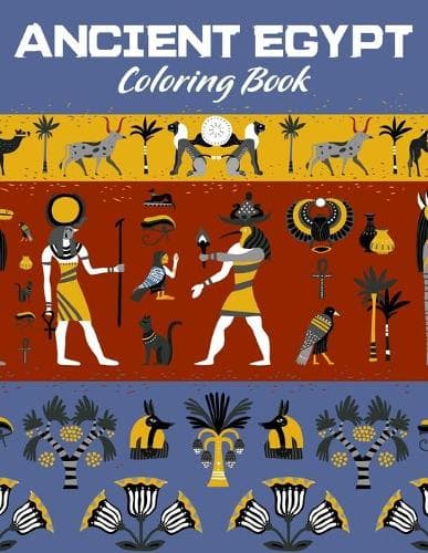 Cover of Ancient Egypt Coloring Book