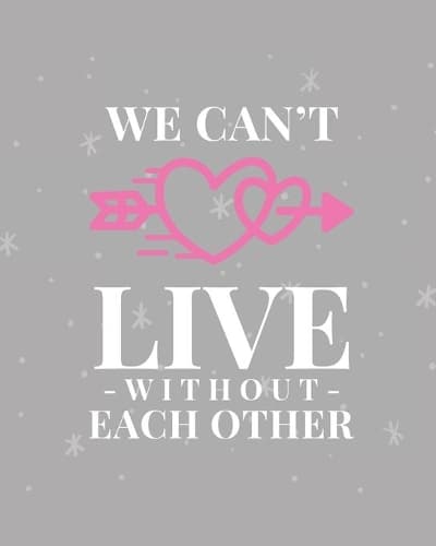 Cover of We Can't Live Without Each Other