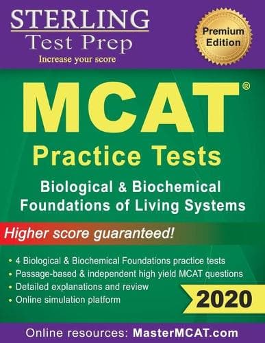 Cover of Sterling Test Prep MCAT Practice Tests