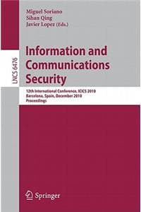 Cover of Information and Communications Security