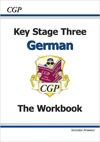 Cover of KS3 German Workbook with Answers
