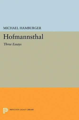 Cover of Hofmannsthal