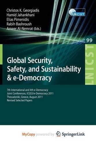 Cover of Global Security, Safety, and Sustainability