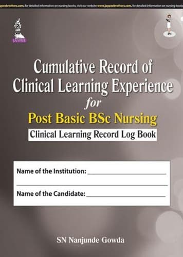 Cover of Cumulative Record of Clinical Learning Experience for Post Basic BSc Nursing