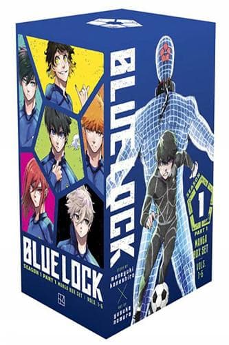 Cover of Blue Lock Season 1 Part 1 Manga Box Set (Blue Lock Manga Box Set)