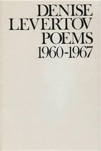 Cover of Poems of Denise Levertov, 1960-1967