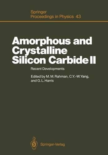 Cover of  Amorphous and Crystalline Silicon Carbide II