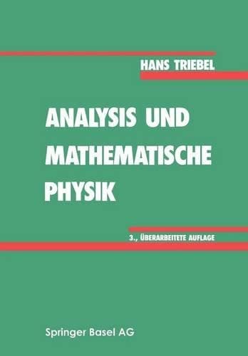 Cover of Analysis und mathematische Physik
