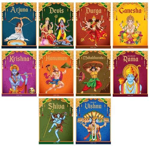 Cover of Tales from Indian Mythology (Collection of 10 Books): Story Books For Kids