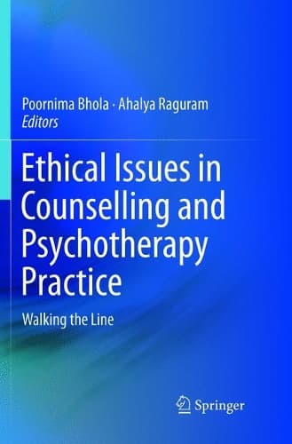 Cover of Ethical Issues in Counselling and Psychotherapy Practice