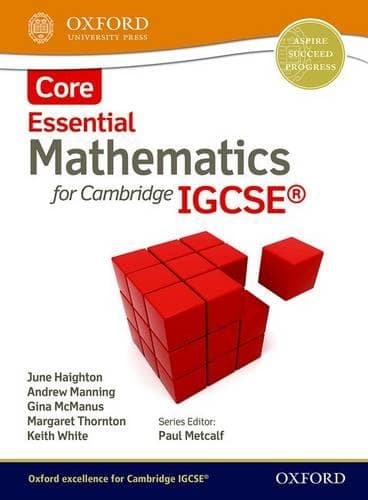 Cover of Essential Mathematics for Cambridge IGCSE Core