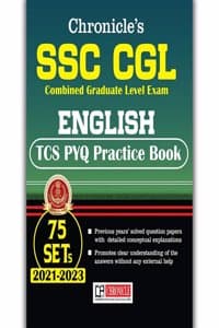 Cover of SSC CGL MATHEMATICS TCS PYQ Practice Book |75 Practice Sets (2021-2023) | Previous Yearsâ€™ solved question papers with detailed explanations