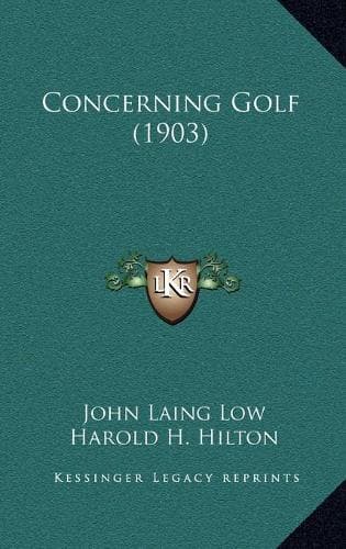 Cover of Concerning Golf (1903)