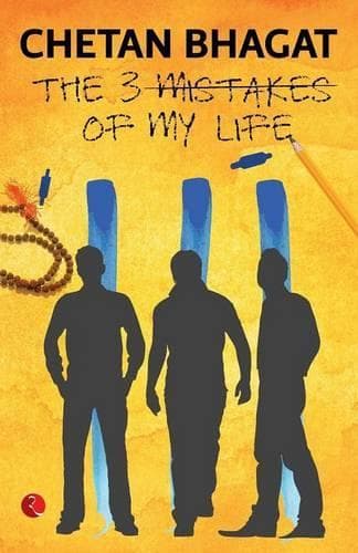 Cover of 3 Mistakes of My Life (English)