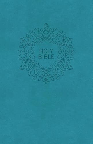 Cover of NKJV, Thinline Bible, Compact, Leathersoft, Blue, Red Letter, Comfort Print