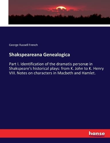 Cover of Shakspeareana Genealogica