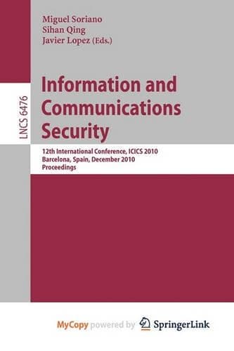 Cover of Information and Communications Security